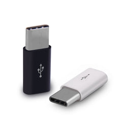 Type-C to Micro USB Charging Adapter with Metal Shell