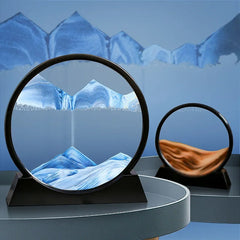 3D Moving Sand Art Hourglass for Home Decor Gift