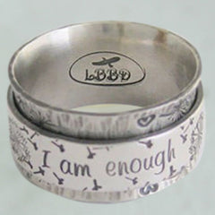 Vintage "I Am Enough" Ring