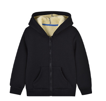 Kids' Fleece-Lined Hoodie with Hood
