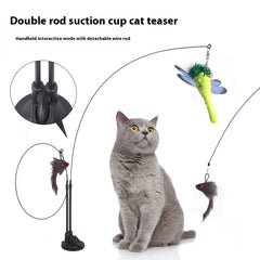 Suction Cup Cat Play Toy