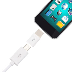 Type-C to Micro USB Charging Adapter with Metal Shell