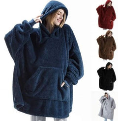 Ultra Cozy Double-Sided Fleece Wearable Blanket